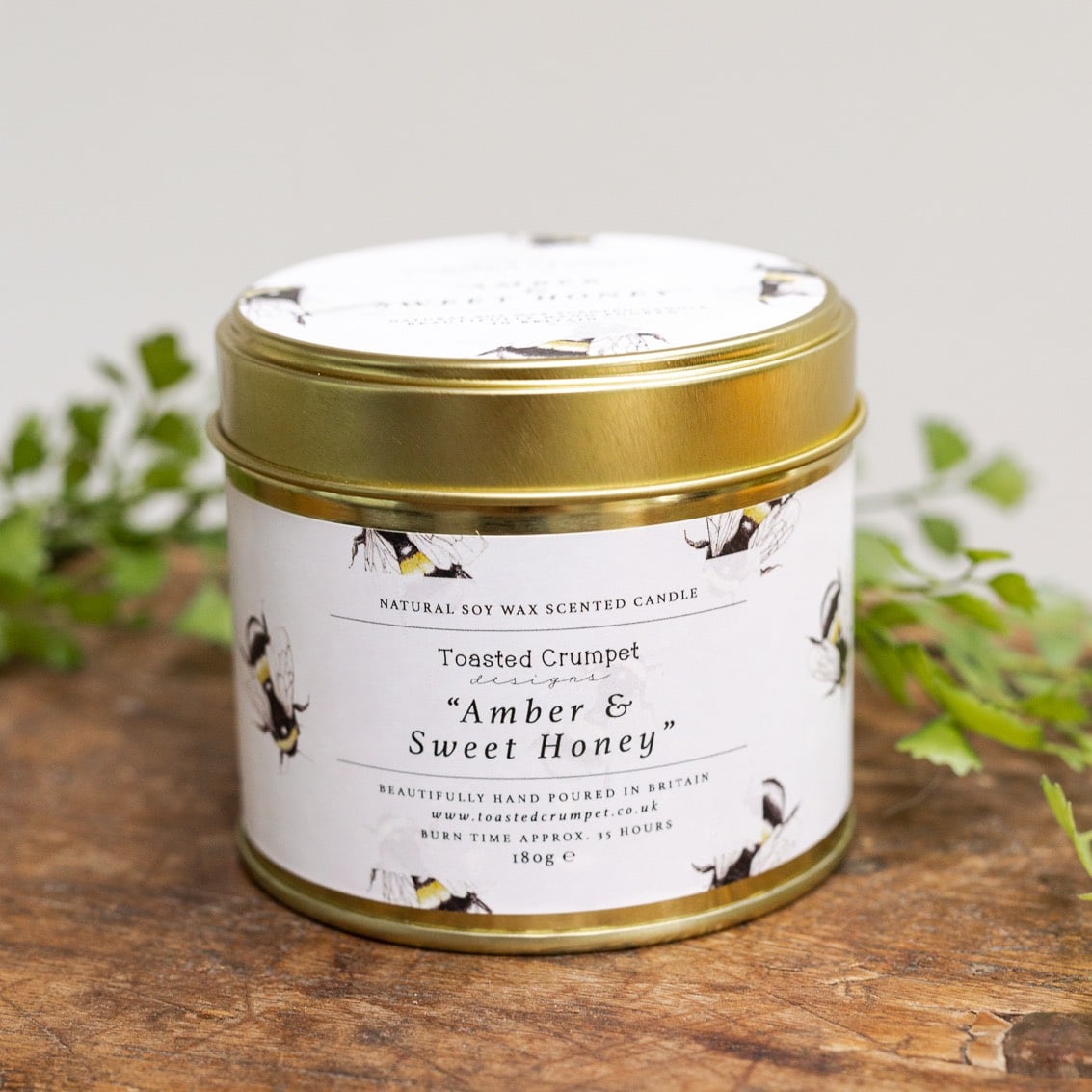 Amber & Sweet Honey Candle