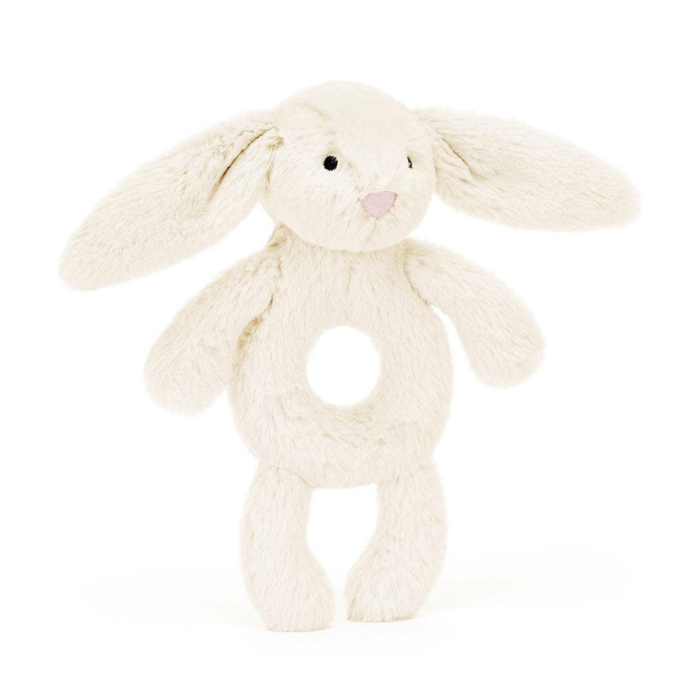 Bashful Cream Bunny Rattle - Raymond's Hallmark