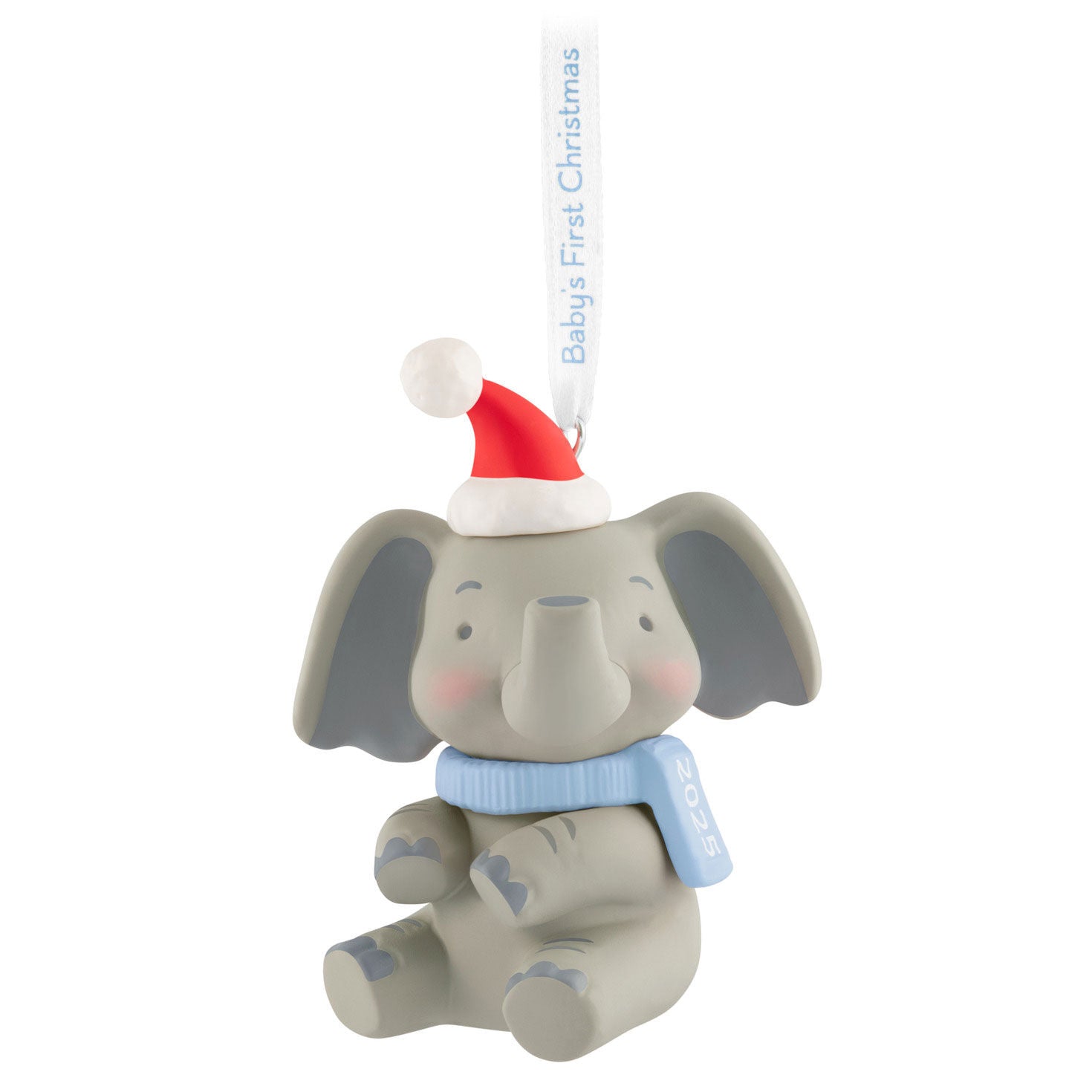 Baby Boy's First Christmas Elephant 2025 Ornament - Raymond's Hallmark