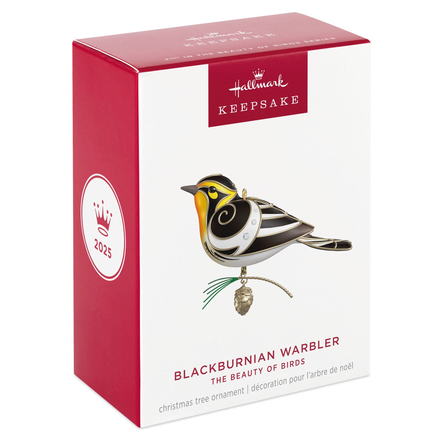 The Beauty of Birds Blackburnian Warbler Ornament - Raymond's Hallmark