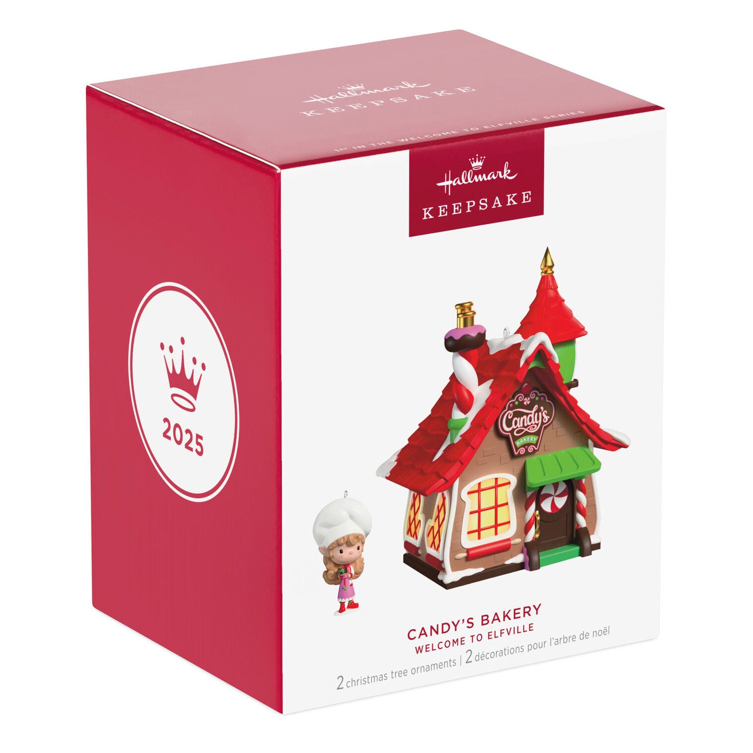 Welcome to Elfville Candy's Bakery Ornaments, Set of 2 - Raymond's Hallmark