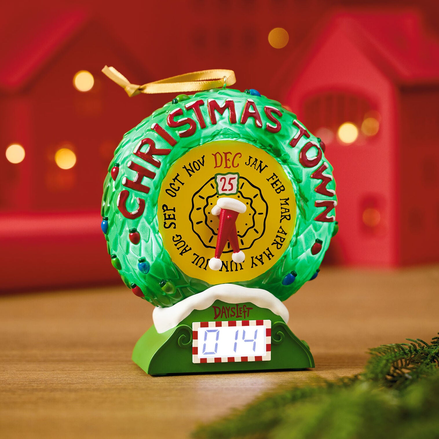 The Nightmare Before Christmas Town Countdown Musical Ornament With Light and Motion - Raymond's Hallmark