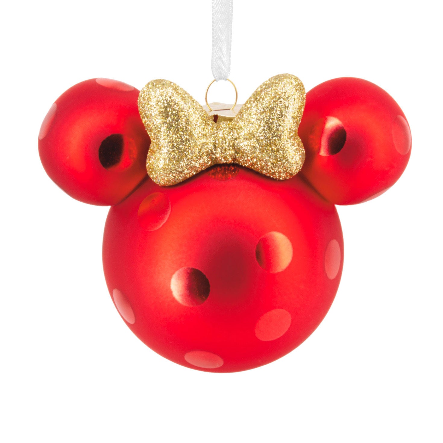 Minnie Mouse Blown Glass Ornament