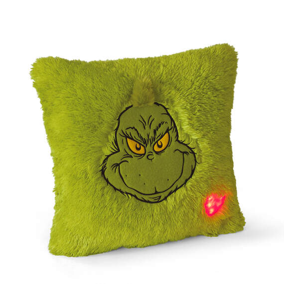 The Grinch Light-Up Pillow - Raymond's Hallmark