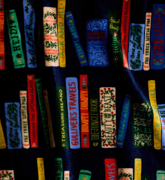 Bookshelf Fleece Blanket - Raymond's Hallmark