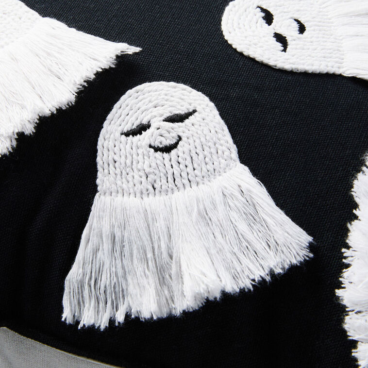 Fringe Ghosts Halloween Pillow, 16x16 - Raymond's Hallmark