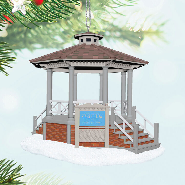 Gilmore Girls Stars Hollow Gazebo Musical Ornament