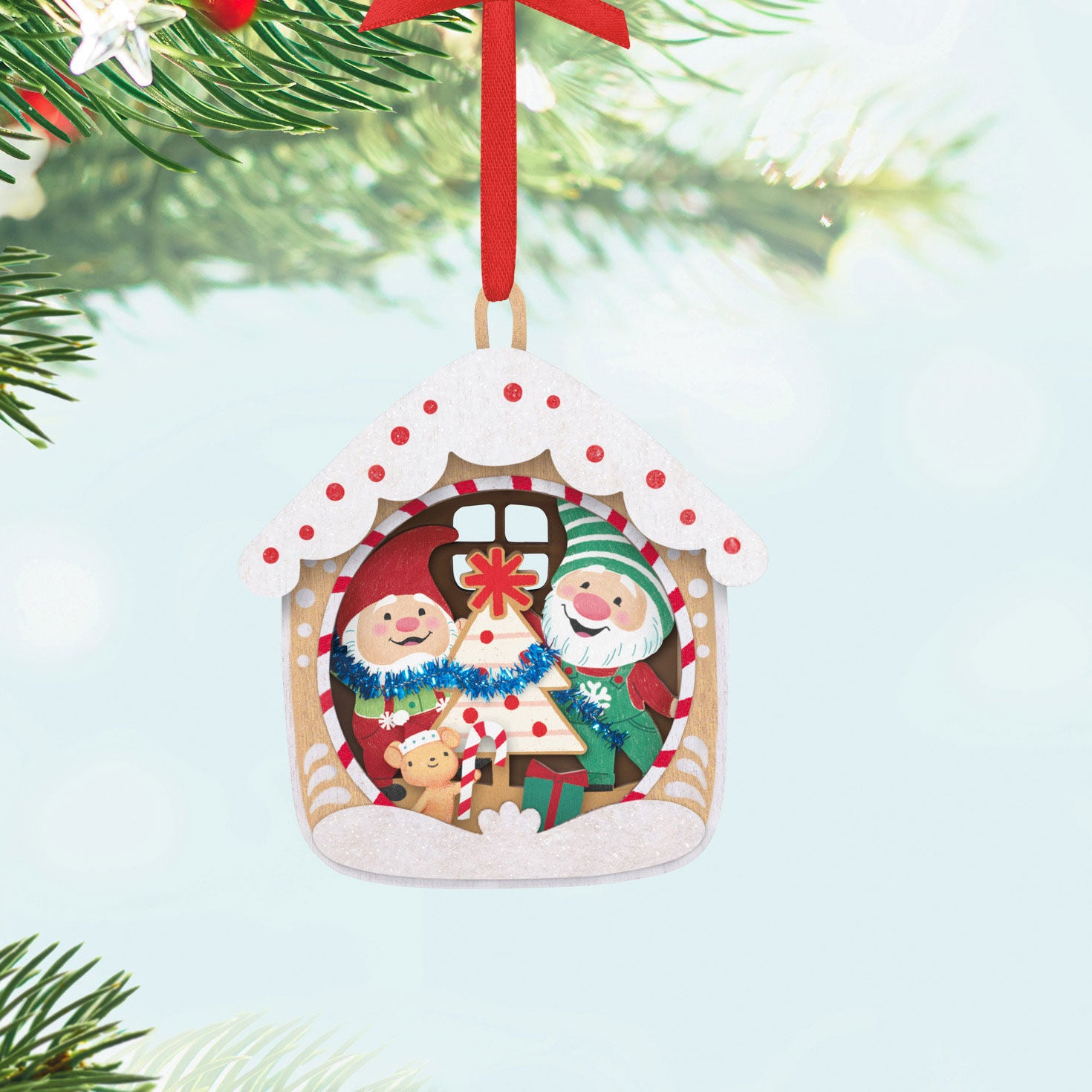 Gnome for Christmas Papercraft Limited Edition Ornament - Raymond's Hallmark