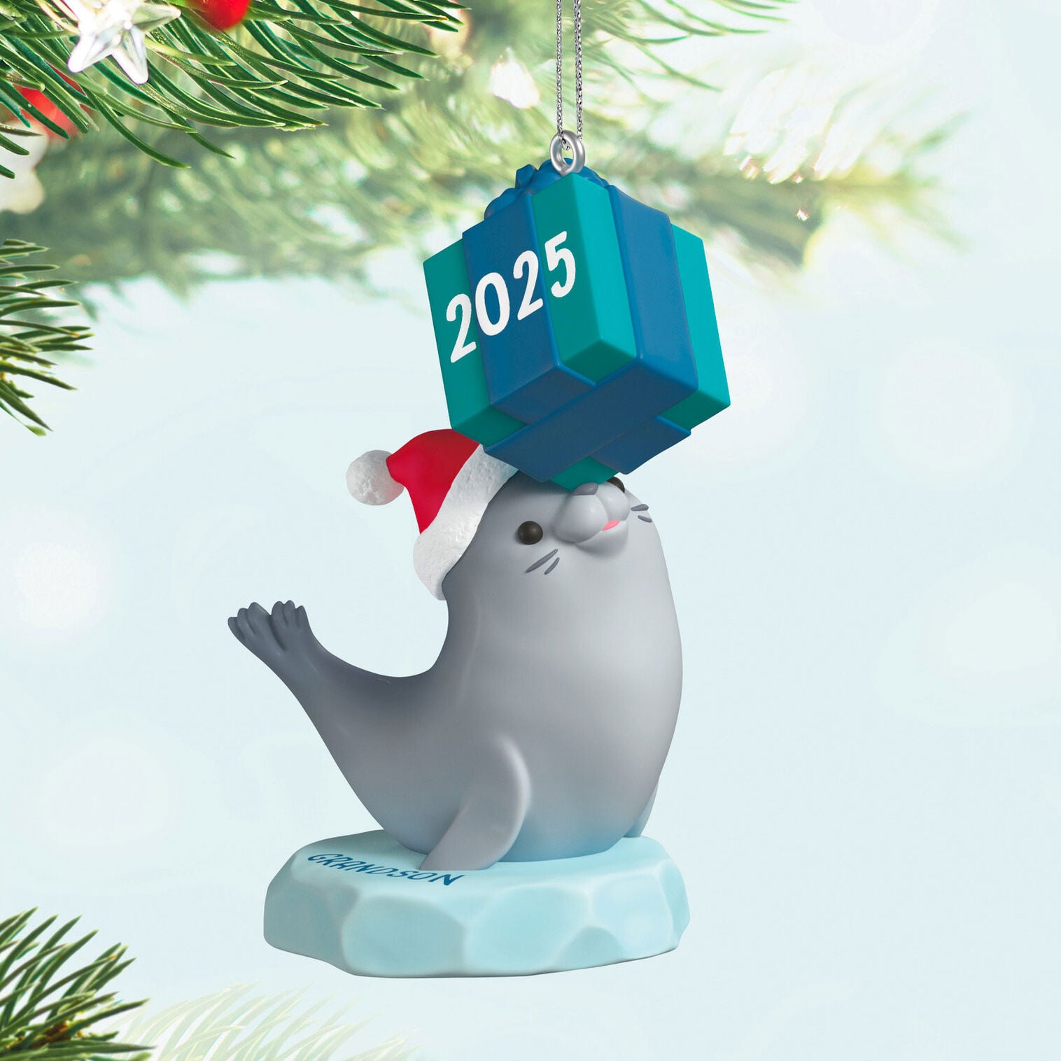 Grandson Seal 2025 Ornament - Raymond's Hallmark