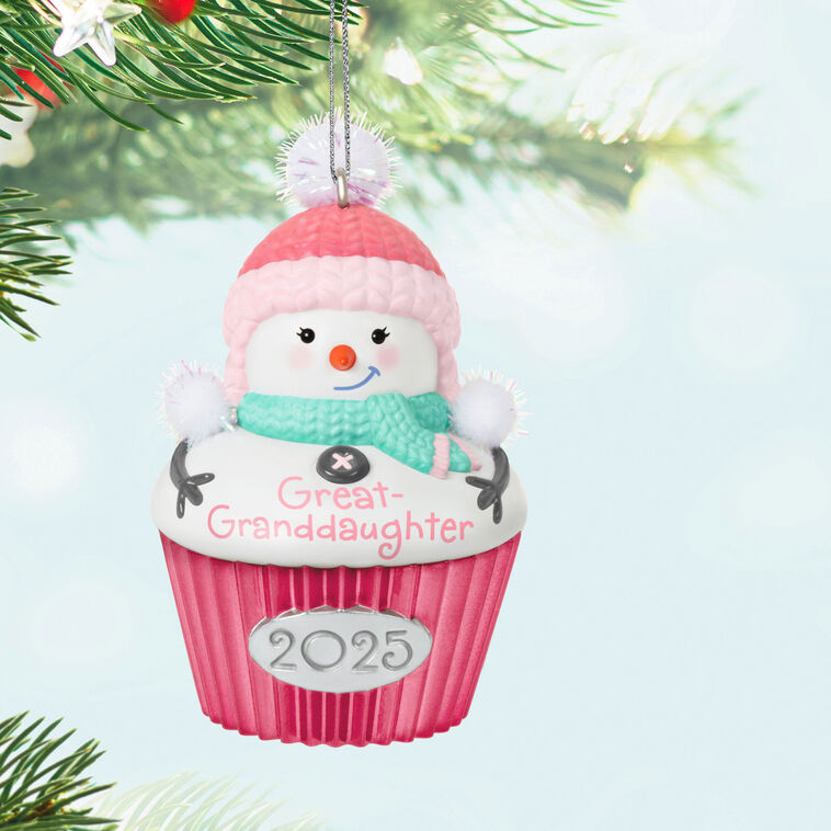 Great-Granddaughter Cupcake 2025 Ornament - Raymond's Hallmark