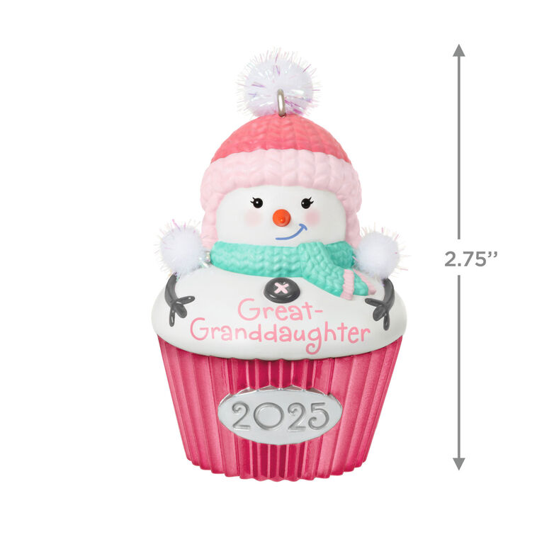Great-Granddaughter Cupcake 2025 Ornament - Raymond's Hallmark