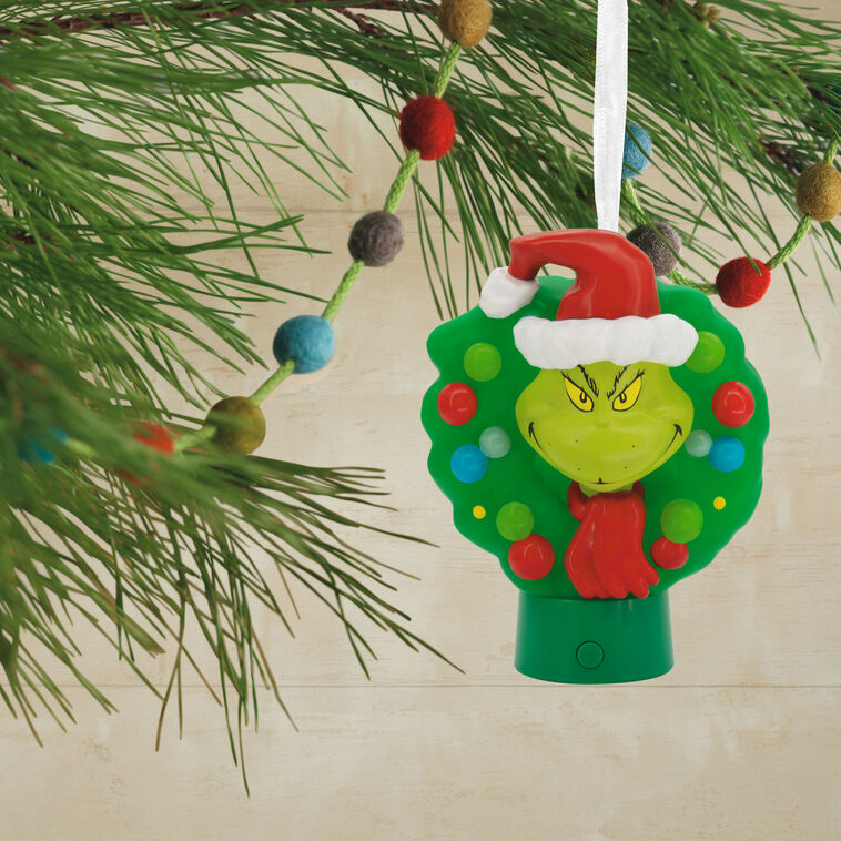 Grinch with Light Ornament - Raymond's Hallmark