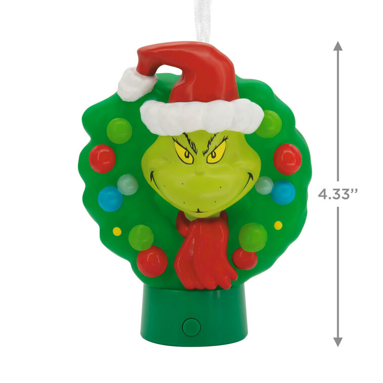 Grinch with Light Ornament - Raymond's Hallmark