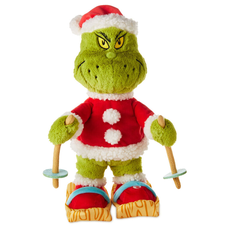 Skiing Grinch Plush - Raymond's Hallmark