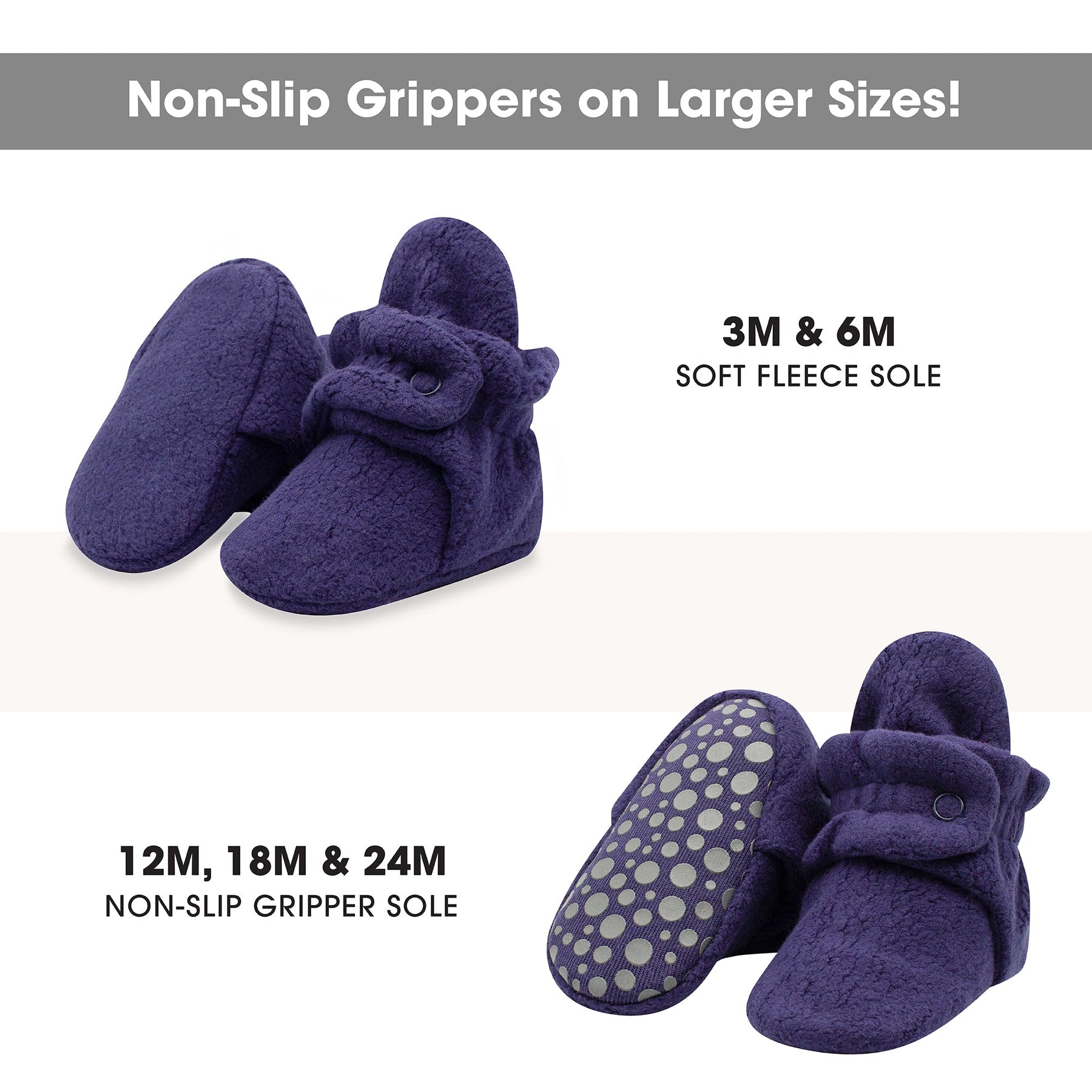 Cozie Fleece Bootie Navy - Raymond's Hallmark