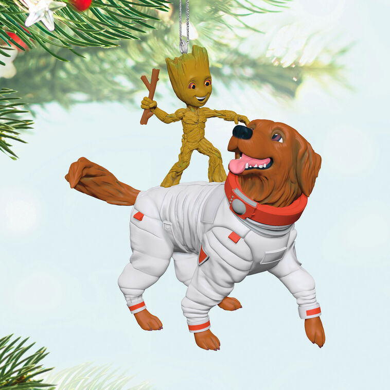 Marvel Guardians of the Galaxy Groot and Cosmo Ornament