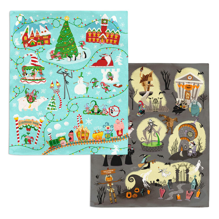 The Nightmare Before Christmas Double-Sided Blanket