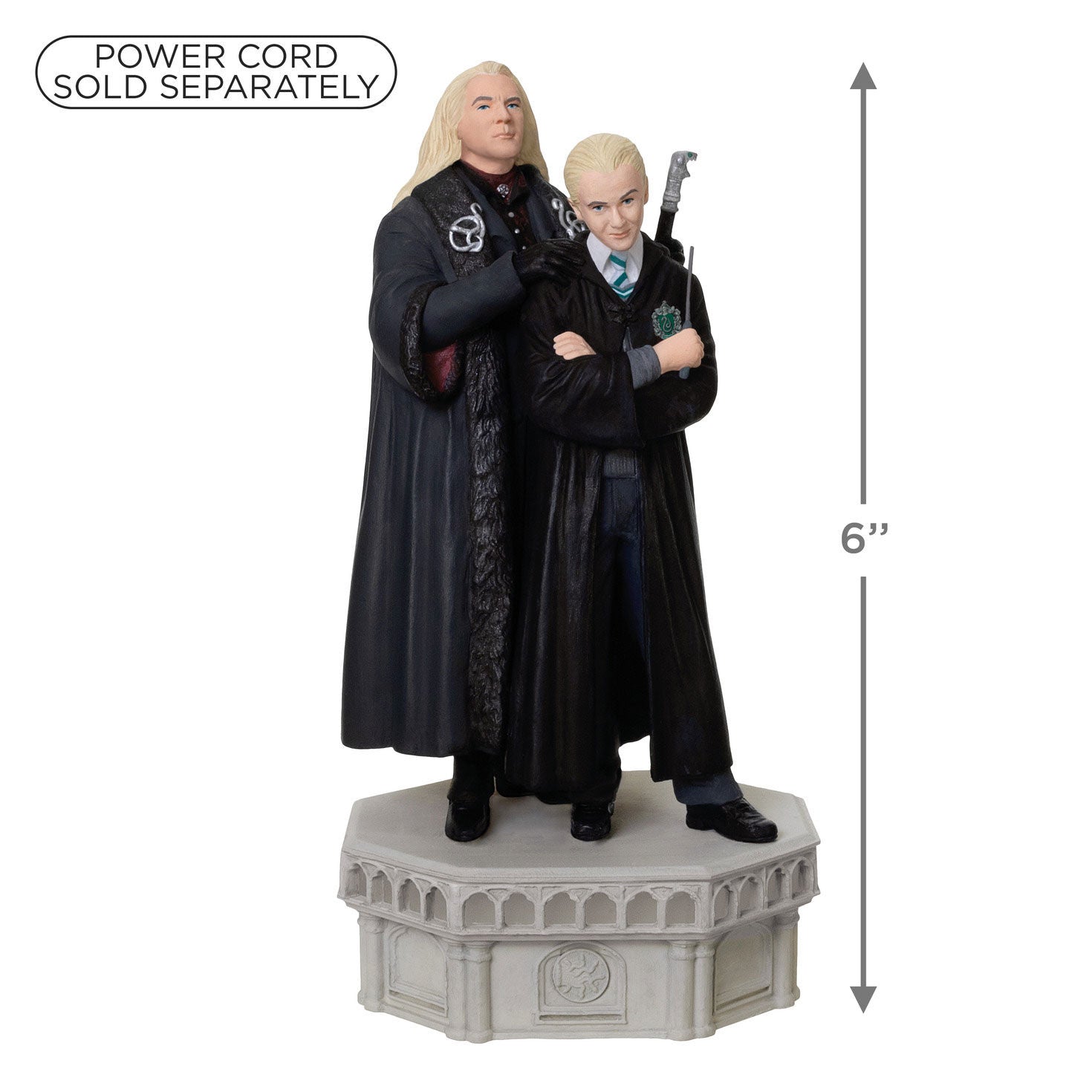 Lucius and Draco Malfoy™ Ornament With Light and Sound