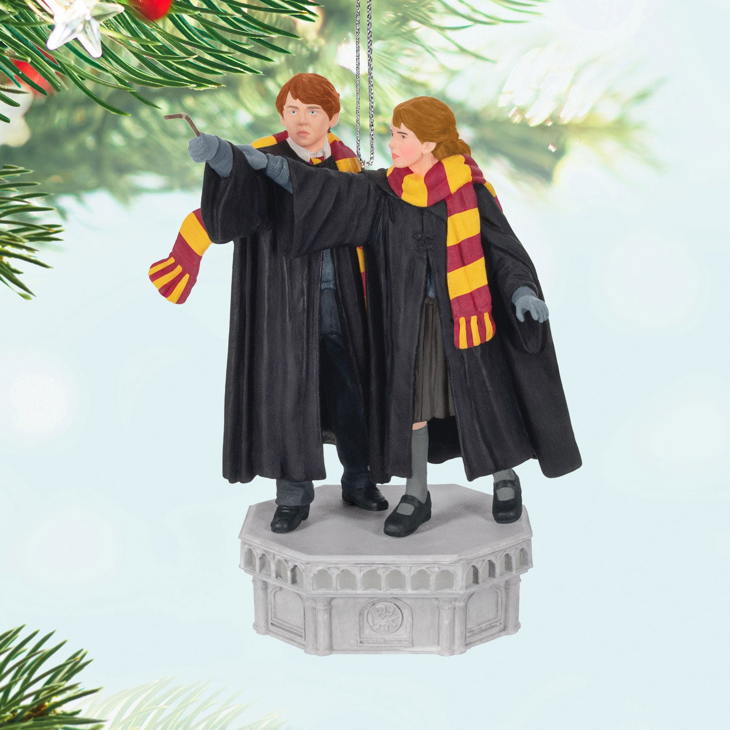 Ron Weasley and Hermione Granger Ornament - Raymond's Hallmark