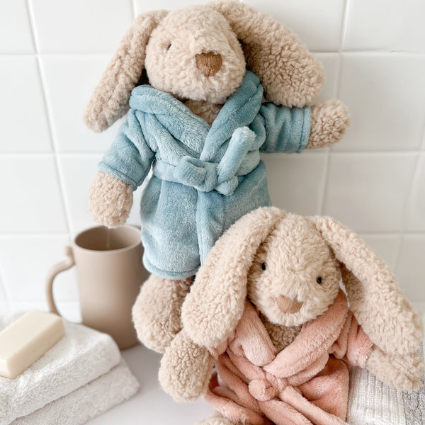 Harlow Bathtime Bunny/Blue - Raymond's Hallmark