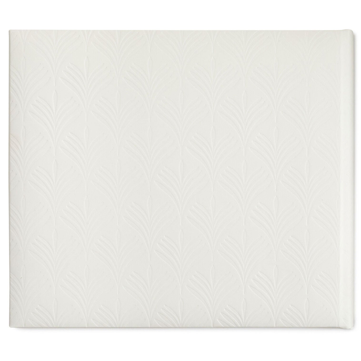 Guest Book White Faux Leather - Raymond's Hallmark