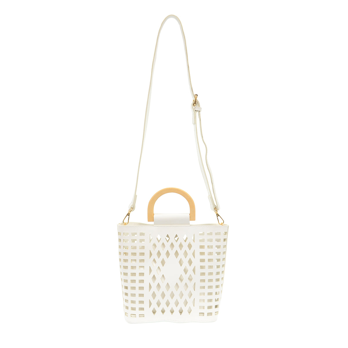 White Madison Cut Out Tote - Raymond's Hallmark
