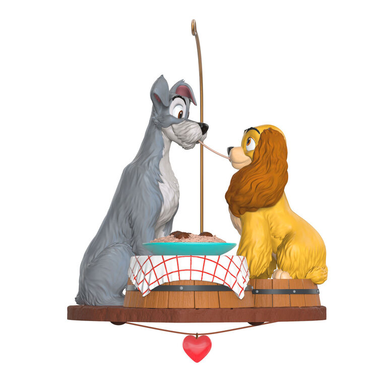 Disney Lady and the Tramp 70th Anniversary Spaghetti Supper Ornament - Raymond's Hallmark