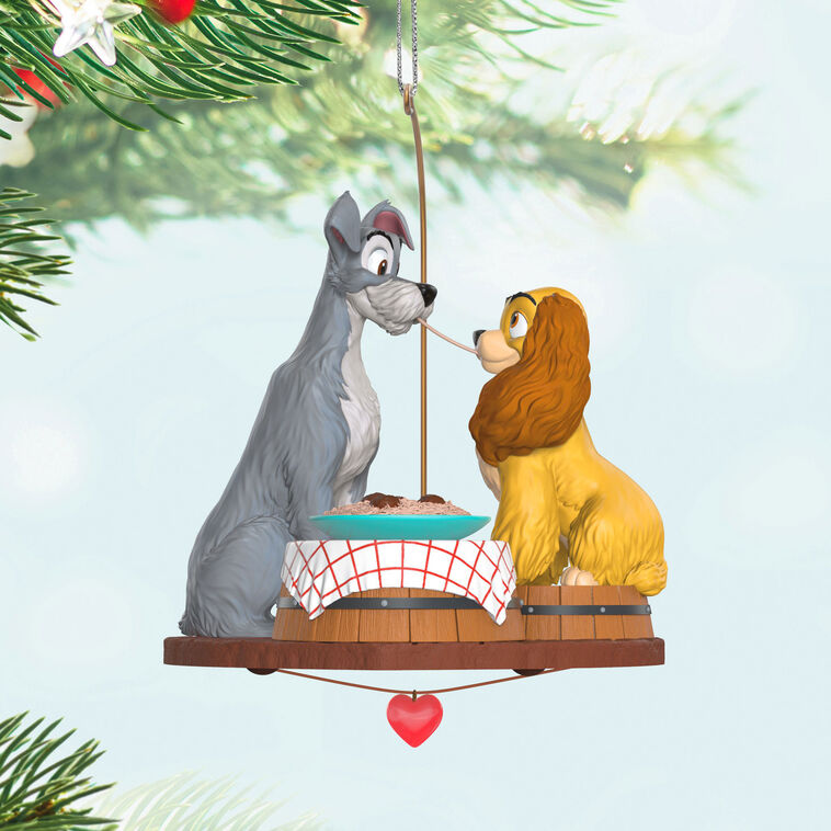 Disney Lady and the Tramp 70th Anniversary Spaghetti Supper Ornament - Raymond's Hallmark