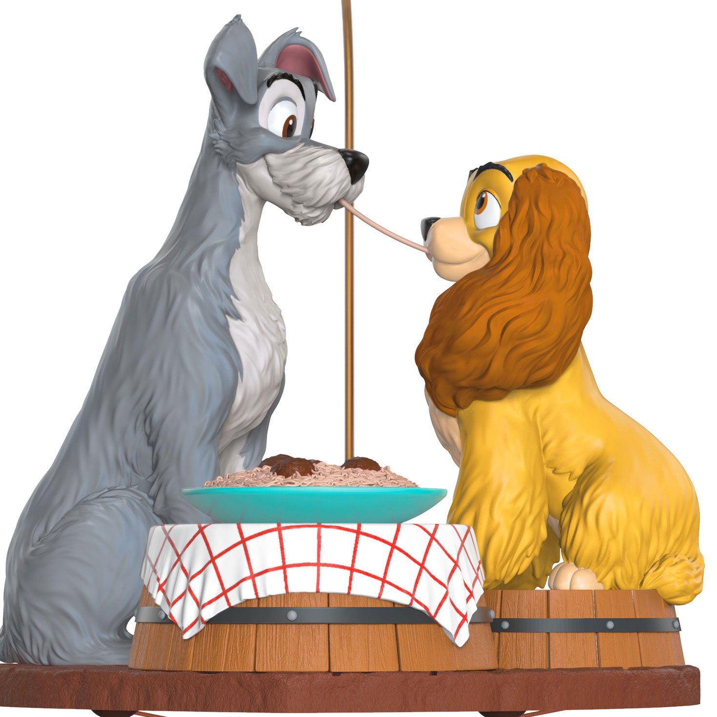 Disney Lady and the Tramp 70th Anniversary Spaghetti Supper Ornament - Raymond's Hallmark