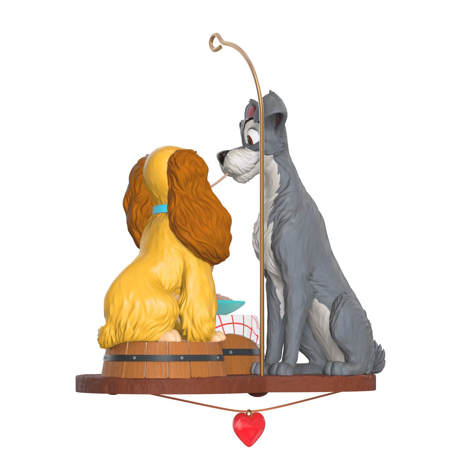 Disney Lady and the Tramp 70th Anniversary Spaghetti Supper Ornament - Raymond's Hallmark