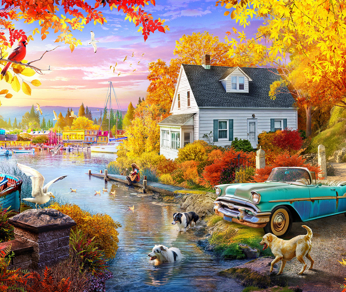 Lakeside Fall Retreat-1,000 - Raymond's Hallmark