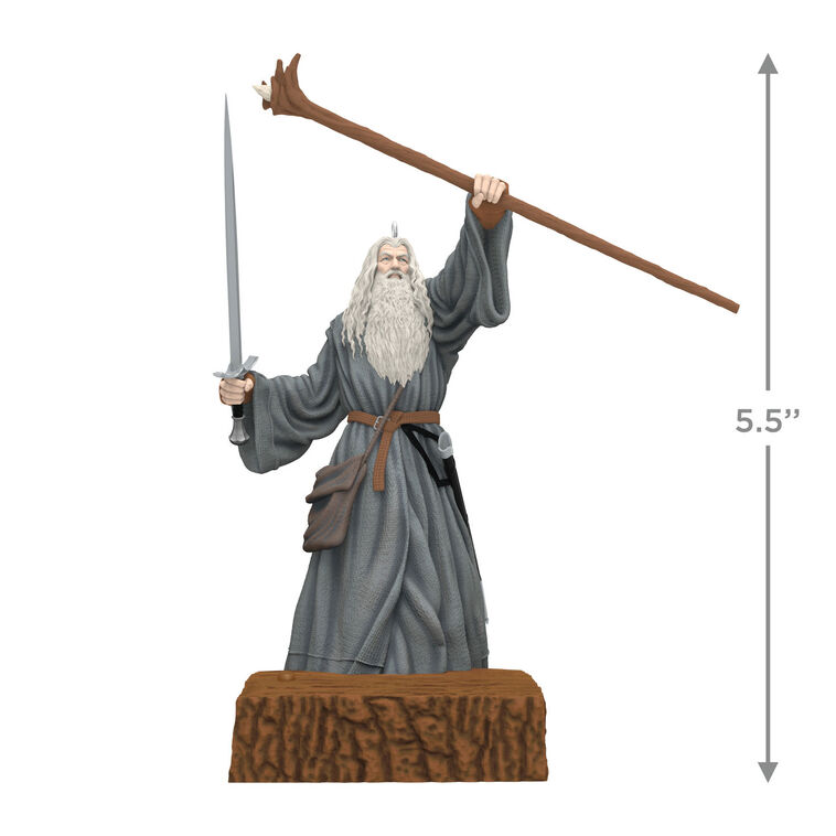 The Lord of the Rings Gandalf the Grey Ornament With Sound