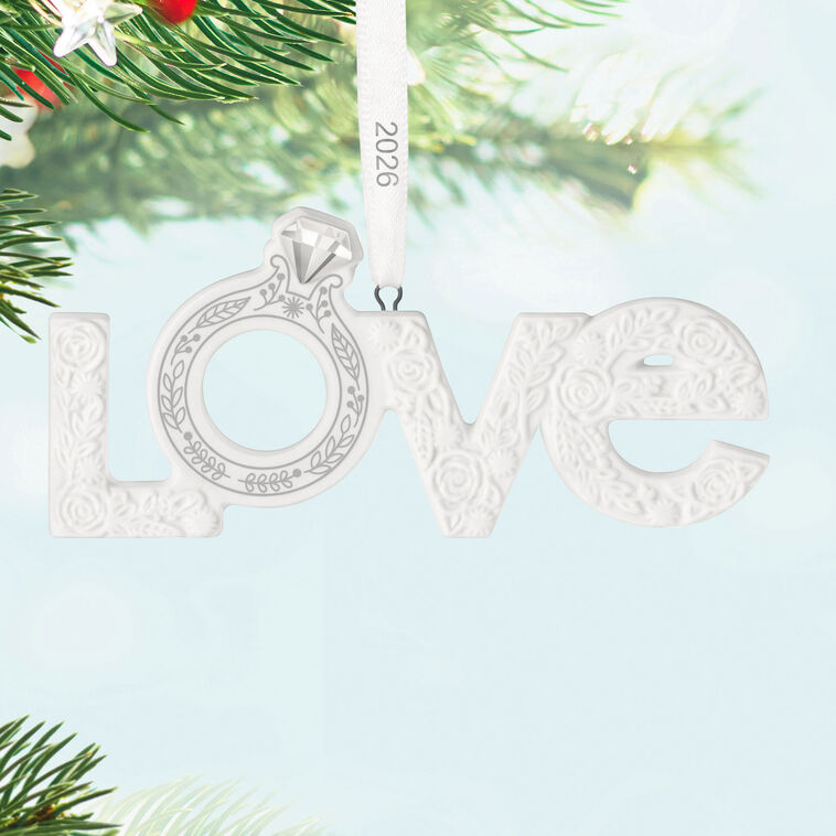 Our Engagement 2026 Porcelain Ornament