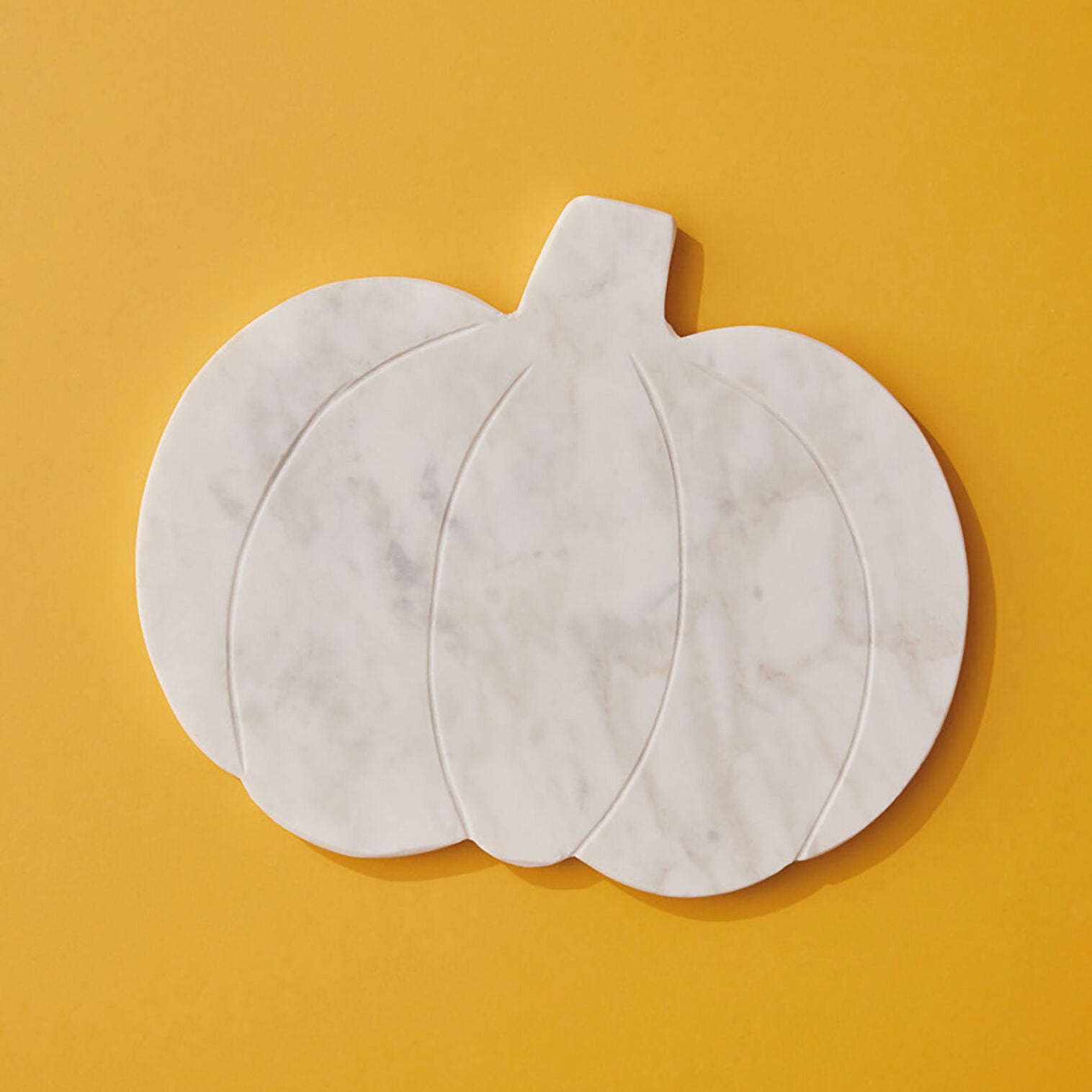 Marble Pumpkin Cutting Board