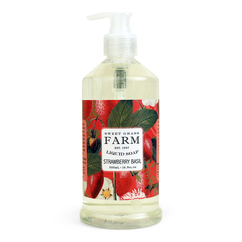 Meadow Strawberry Basil Liquid Soap