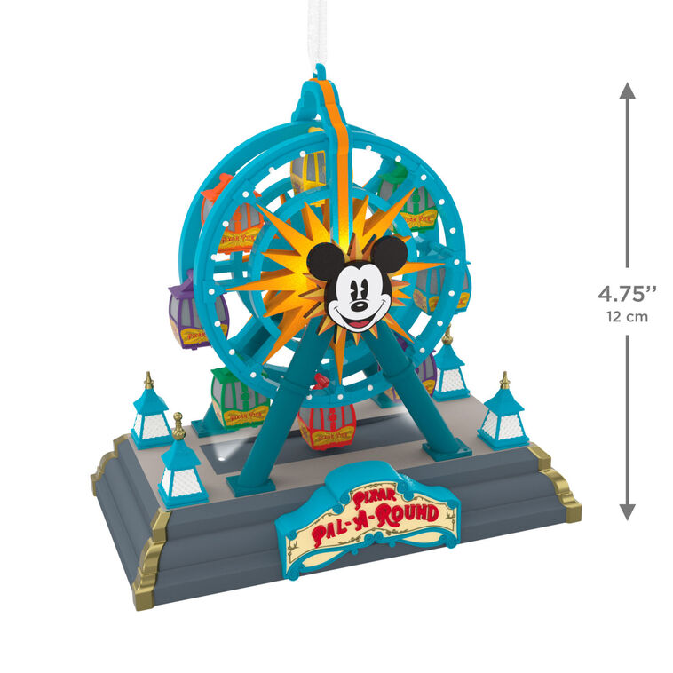 Disney California Adventure Park 25th Anniversary Pixar Pal-A-Round Ornament With Light