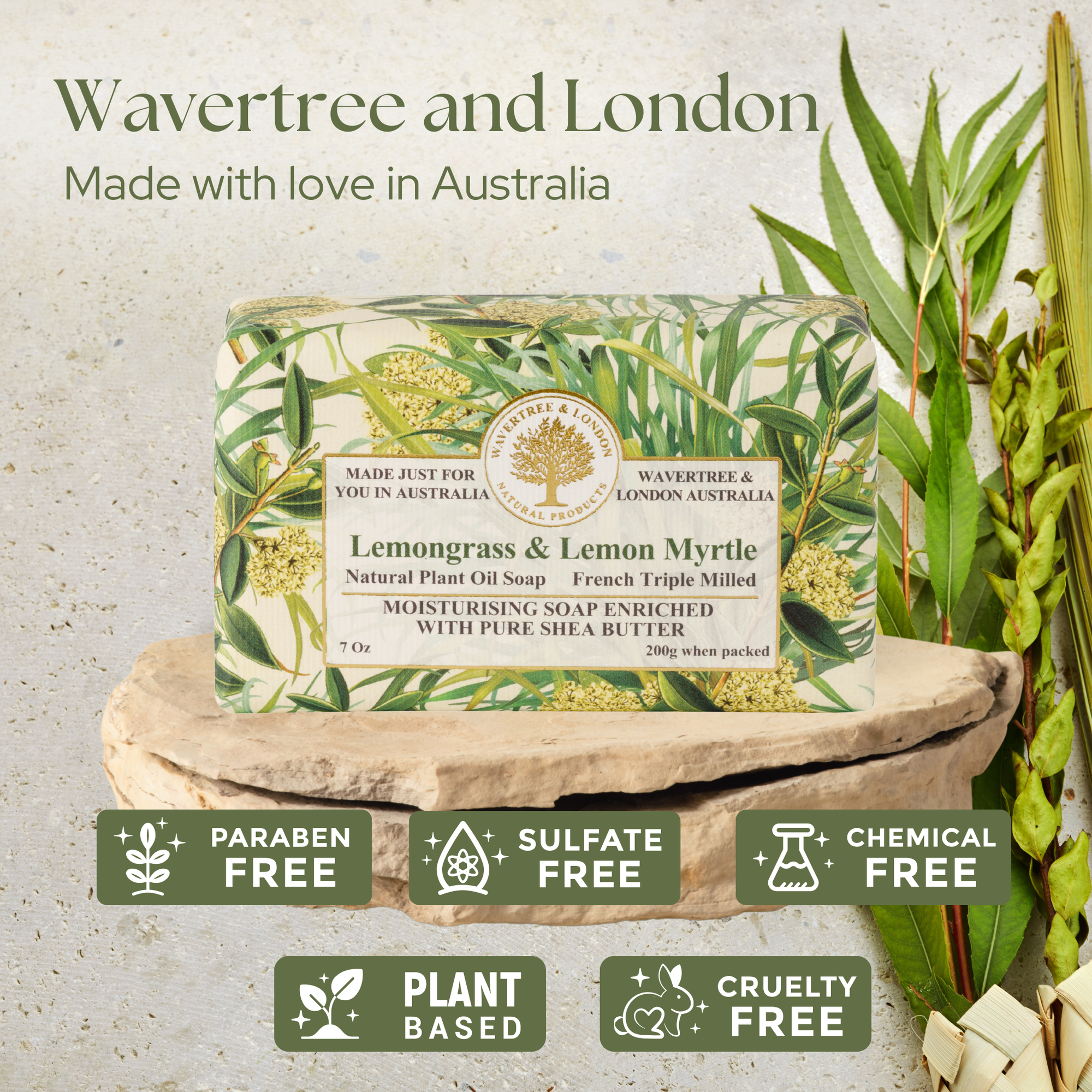 Lemongrass & Lemon Myrtle Soap