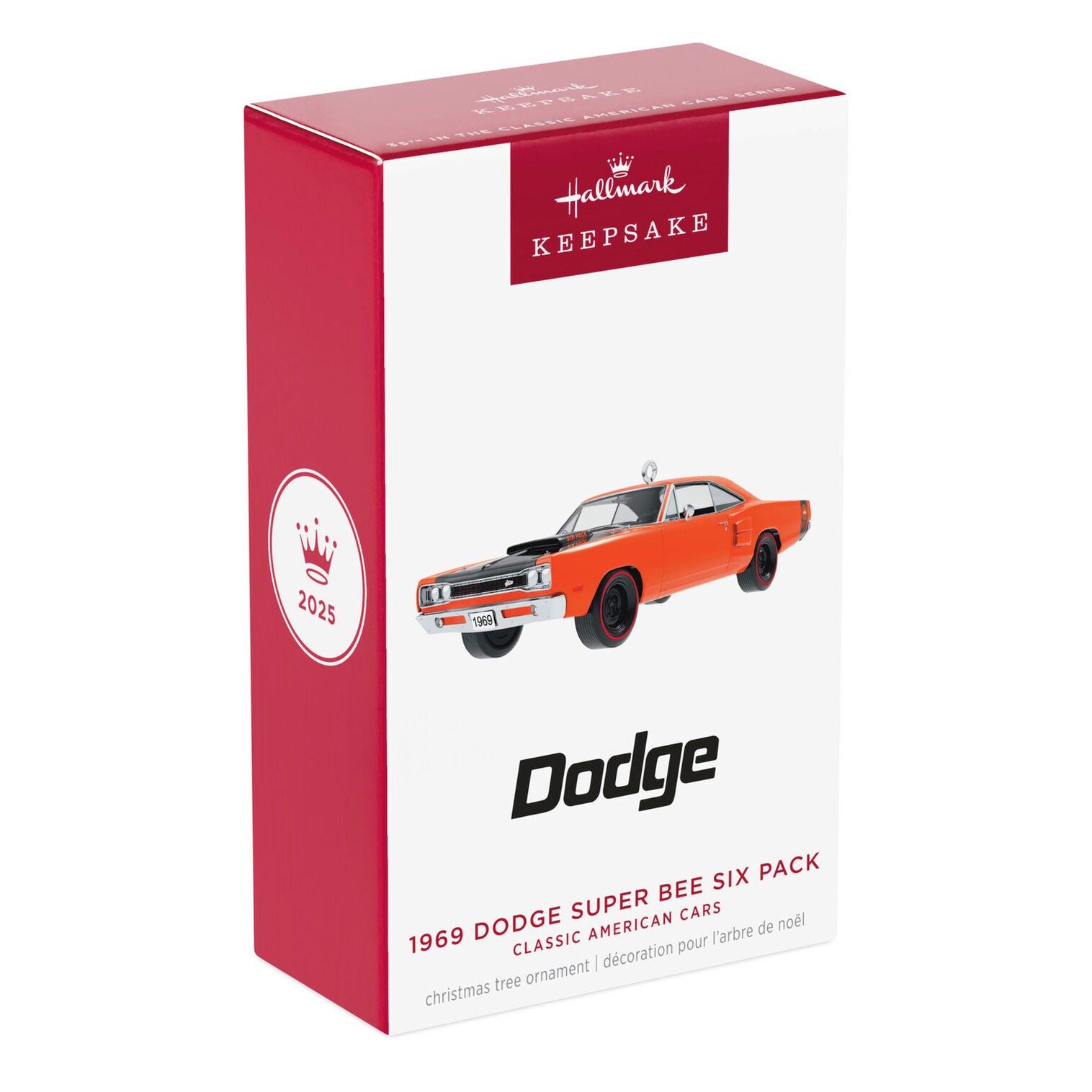 Classic American Cars 1969 Dodge Super Bee Six Pack 2025 Metal Ornament - Raymond's Hallmark