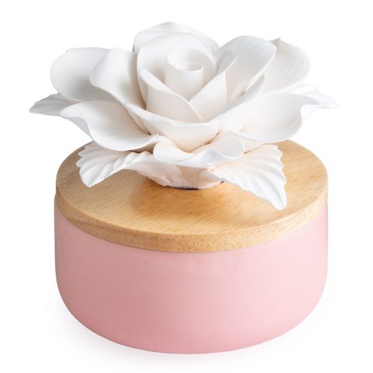 Porcelain Aroma Diffuser Bloom with Eucalyptus Oil
