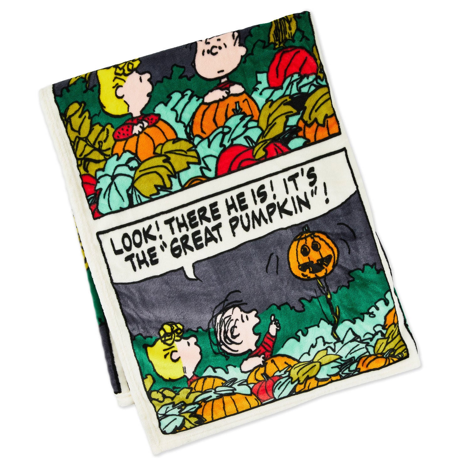 Peanuts Great Pumpkin Comic Strip Blanket - Raymond's Hallmark