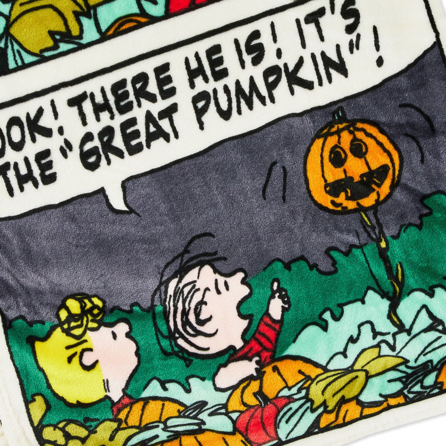 Peanuts Great Pumpkin Comic Strip Blanket - Raymond's Hallmark