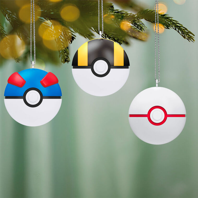 Pokémon Poké Ball Ornaments, Set of 6