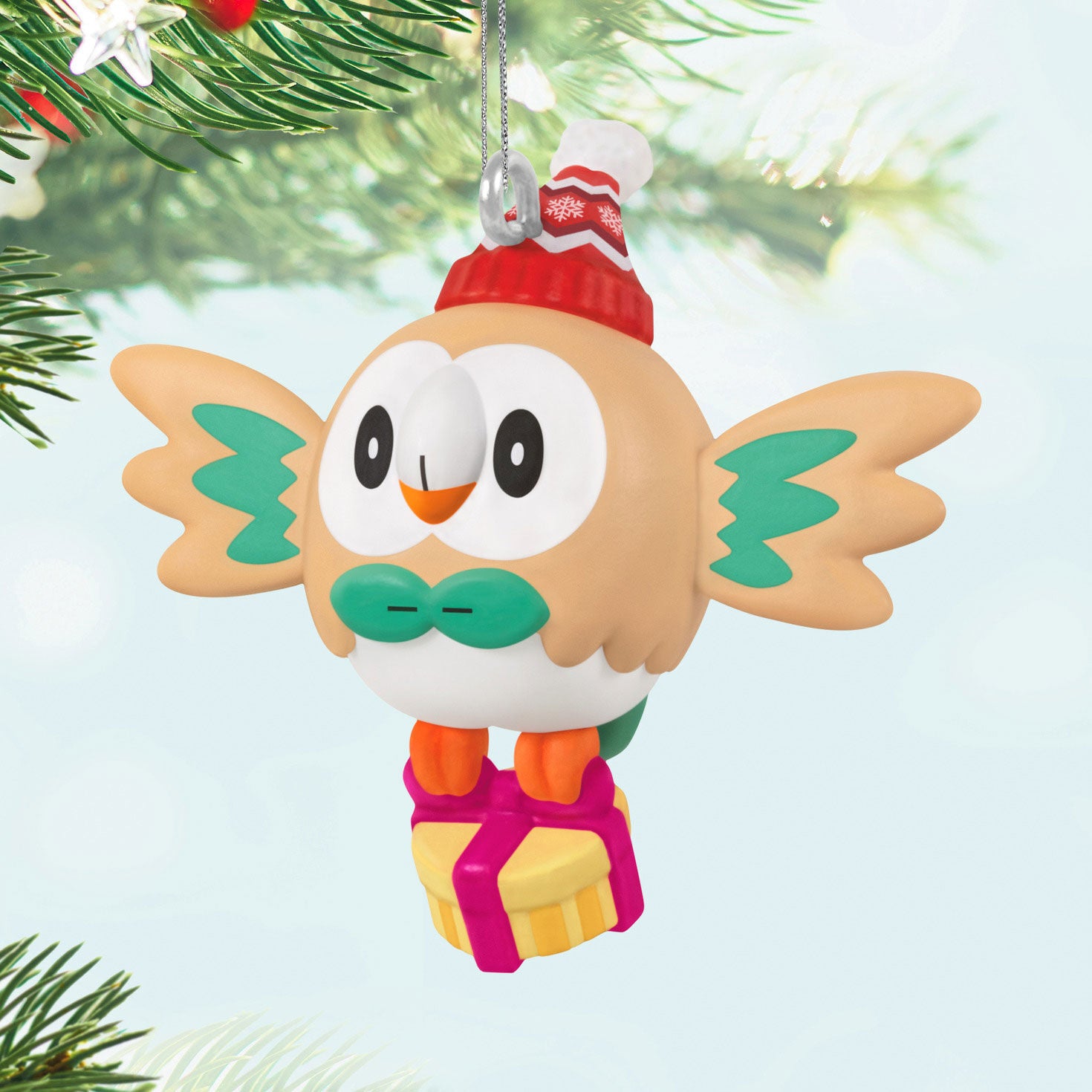 Mini Holiday Rowlet Ornament - Raymond's Hallmark