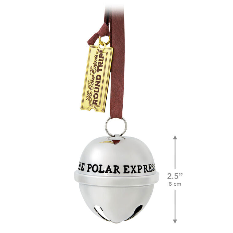 The Polar Express™ Santa's Sleigh Bell 2026 Metal Ornament