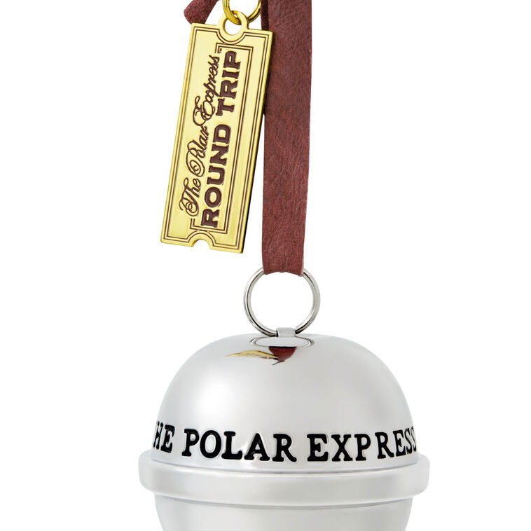 The Polar Express™ Santa's Sleigh Bell 2026 Metal Ornament