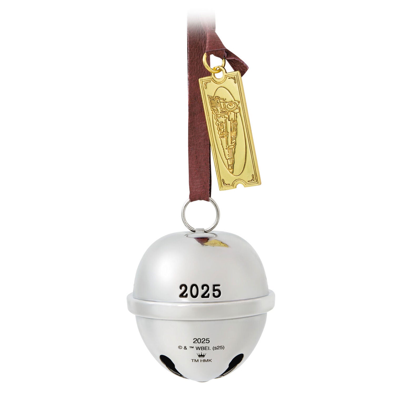 Santa's Sleigh Bell 2025 Metal Ornament - Raymond's Hallmark