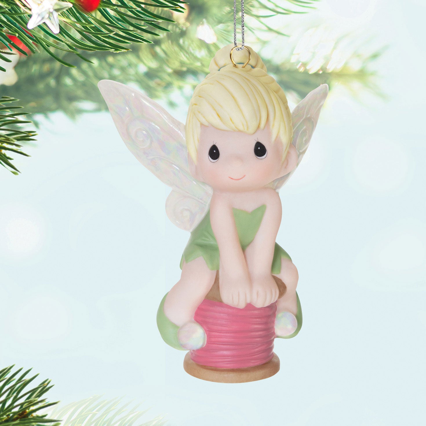 Disney Precious Moments Tinker Bell Porcelain Ornament - Raymond's Hallmark
