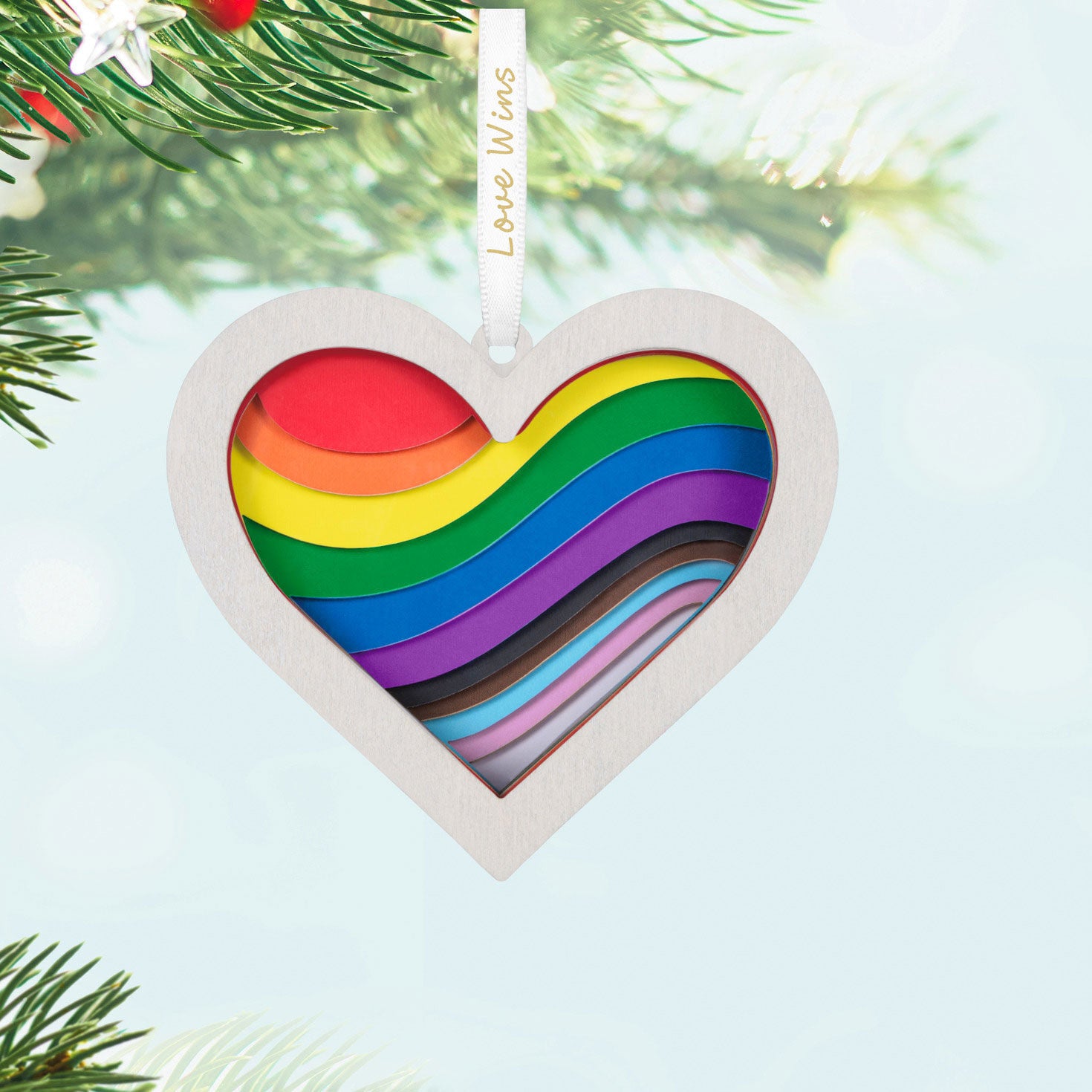 Love Wins Papercraft Ornament - Raymond's Hallmark