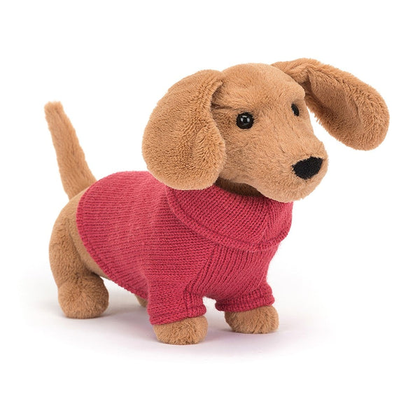 Sweater Sausage Dog Pink - Raymond's Hallmark