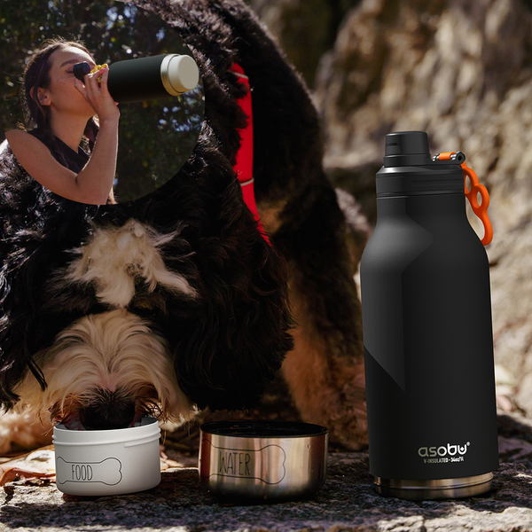 3-in-1 Ceramic Lined Bottle For You And Your Dog
